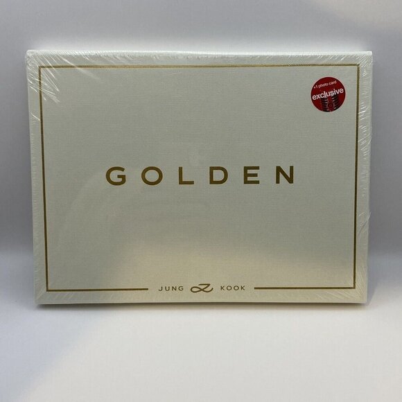BTS Jungkook GOLDEN Album Set - 3 Versions Substance, Solid, Shine NEW SEALED - Picture 2 of 12